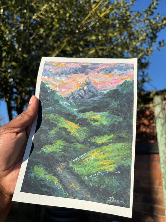 A Peek into Prythian - Embellished Print