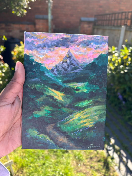 (Giveaway) A Peek into Prythian - Original Painting