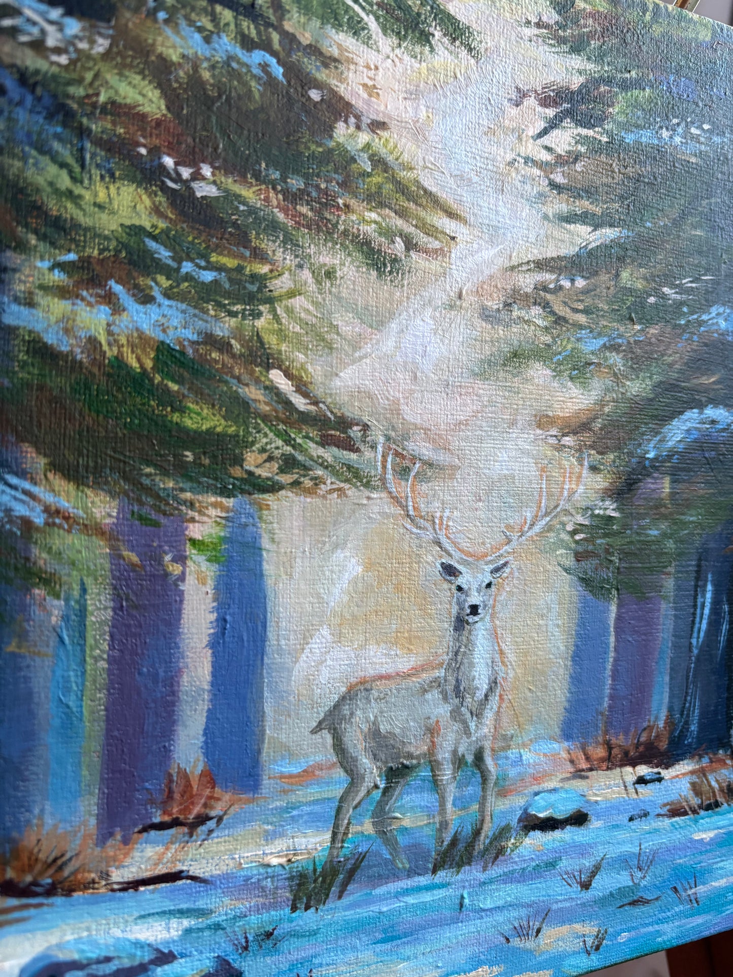 The White Stag - Original Painting