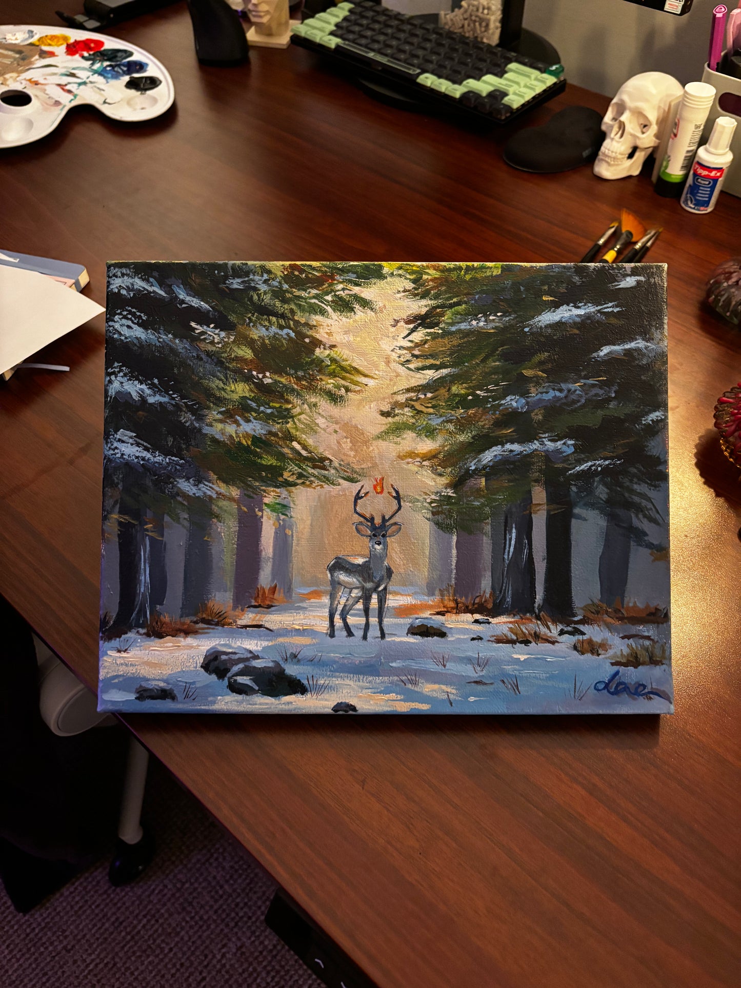 The White Stag - Original Painting