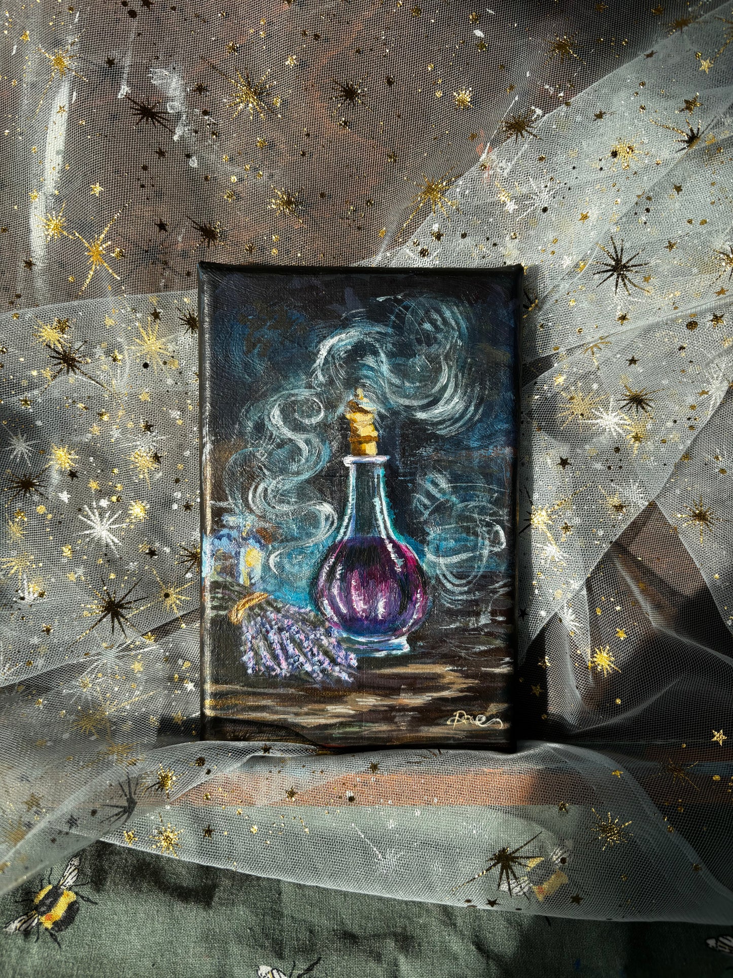 Lavender Soap - Original Mini Painting