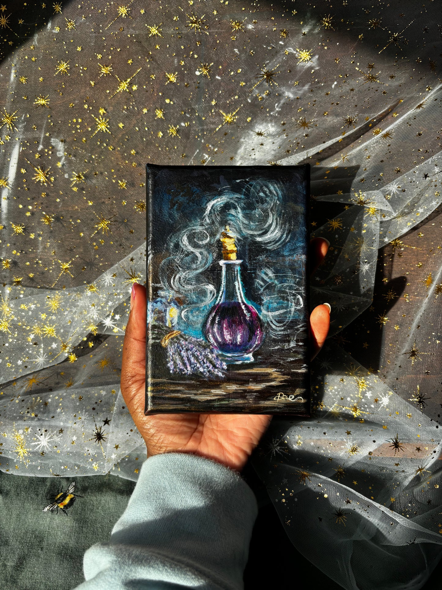 Lavender Soap - Original Mini Painting